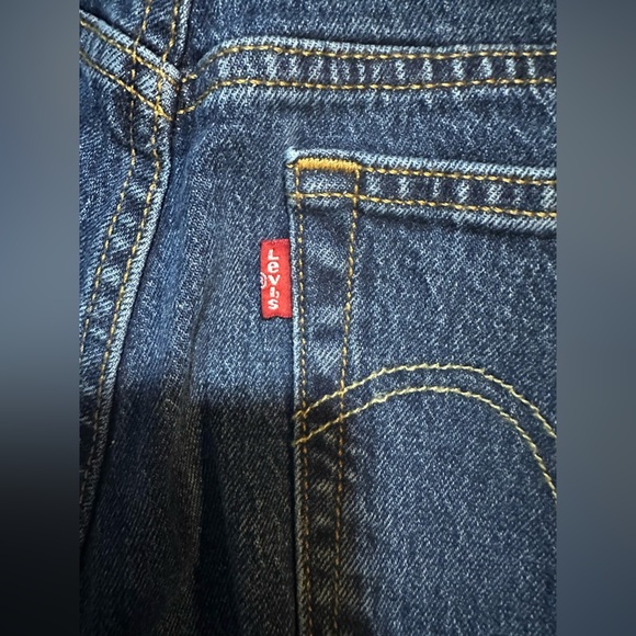 Levi's Women's 501 Original Denim Shorts - Cut Off  Blue Sz 28 (j10) - Picture 5 of 9